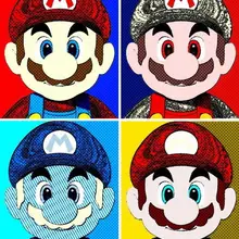 Супер Марио Run Nintendo Приключенческая Игра 50*70 см Плакат|posters