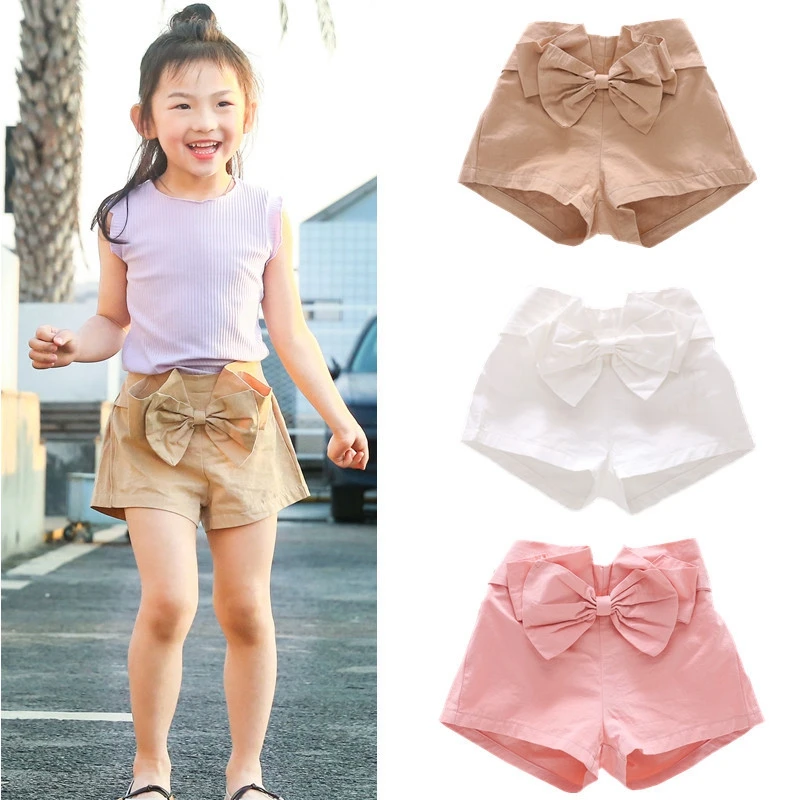 Summer Cute Girls Shorts Cotton Children's Shorts Bow Kids Half Pants Hot Shorts Three-point Trousers Casual Beach Shorts
Summer Cute Girls Shorts Cotton Children's Shorts Bow Kids Half Pants Hot Shorts Three-point Trousers Casual Beach Shorts