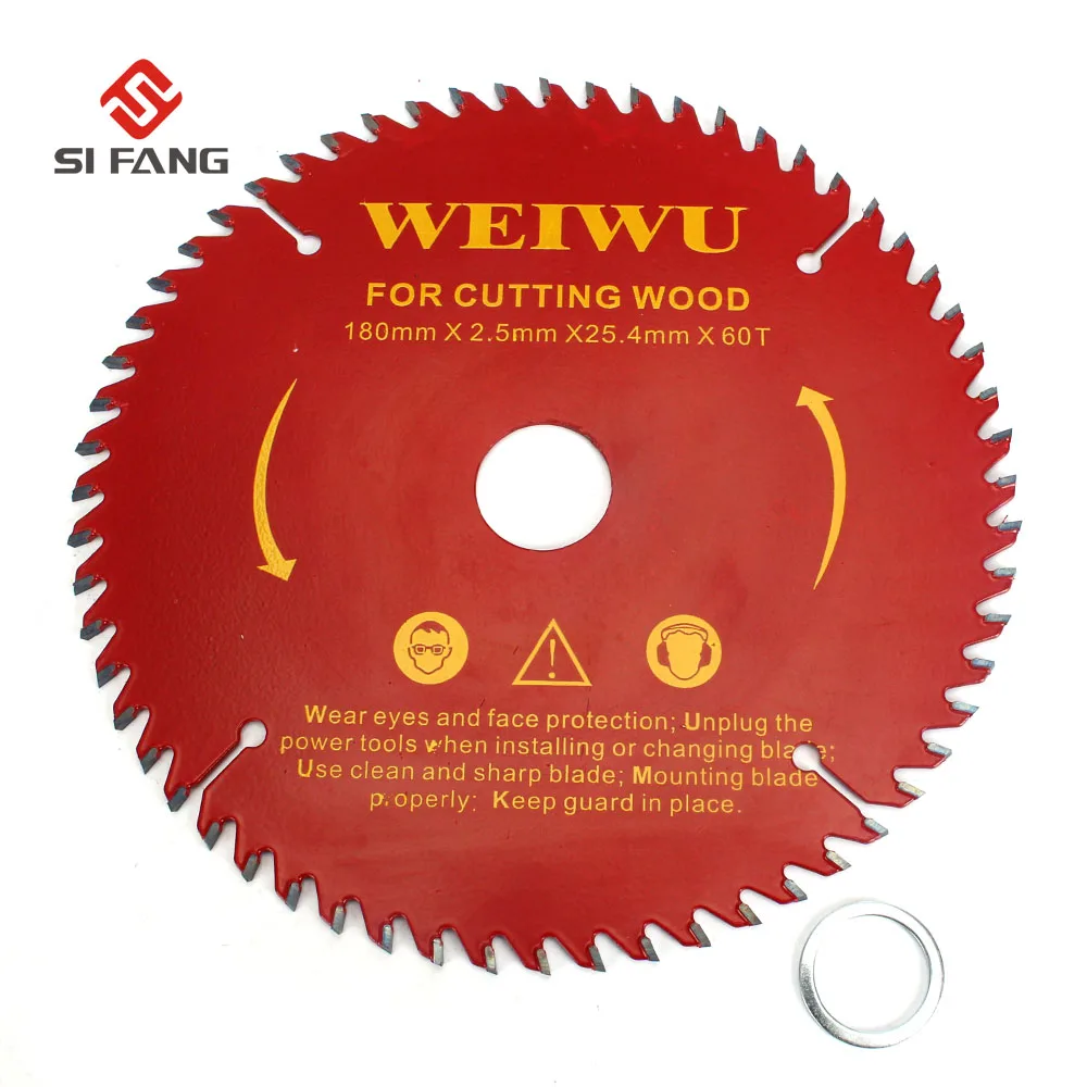 7" 180mm Carbide Circular Saw Blade For Wood Cutting 40T 60T 80T Woodworking Cutter Tool Aperture 25.4mm High Quality 
7" 180mm Carbide Circular Saw Blade For Wood Cutting 40T 60T 80T Woodworking Cutter Tool Aperture 25.4mm High Quality