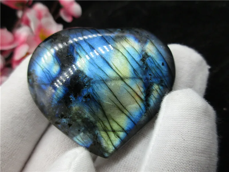 High Quality Natural Blue Light Labradorite Stone Heart Shape Mineral Crystal Specimen Feng Shui Home Decoration Collection
High Quality Natural Blue Light Labradorite Stone Heart Shape Mineral Crystal Specimen Feng Shui Home Decoration Collection