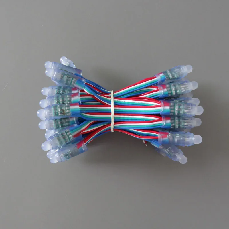 Dumb RGB string,12V/5V,color wire,IP68 rated ,12mm led pixel 50 piece/lot,20AWG ,for outdoor Chrismas /Festivsl decoration
Dumb RGB string,12V/5V,color wire,IP68 rated ,12mm led pixel 50 piece/lot,20AWG ,for outdoor Chrismas /Festivsl decoration
