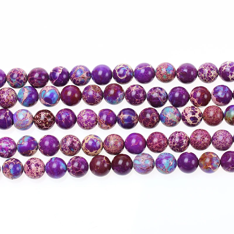 Natural Stone Violet Sea Sediment Jaspe Loose Spacer Beads 15.5"Strand 4 6 8 10 12mm Diy charm bracelet Beads Jewelry Making
Natural Stone Violet Sea Sediment Jaspe Loose Spacer Beads 15.5"Strand 4 6 8 10 12mm Diy charm bracelet Beads Jewelry Making