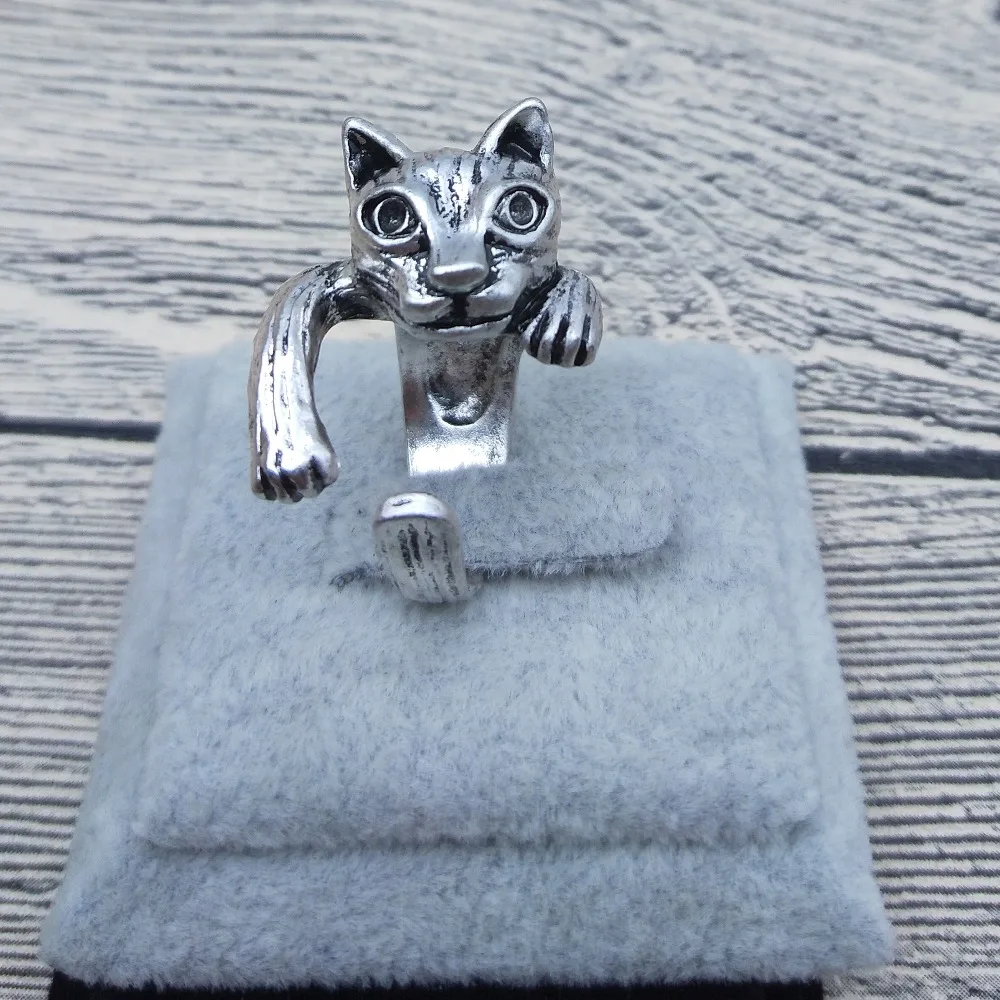 New Vintage Retro Cat Rings Classic Adjustable Cat Rings Jewellery Animal Cat Jewellery
New Vintage Retro Cat Rings Classic Adjustable Cat Rings Jewellery Animal Cat Jewellery