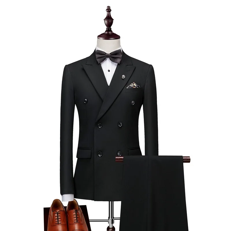 Custom men's double-breasted suit three-piece suit (jacket + pants + vest) men's business formal suit wedding groom dress
Custom men's double-breasted suit three-piece suit (jacket + pants + vest) men's business formal suit wedding groom dress
