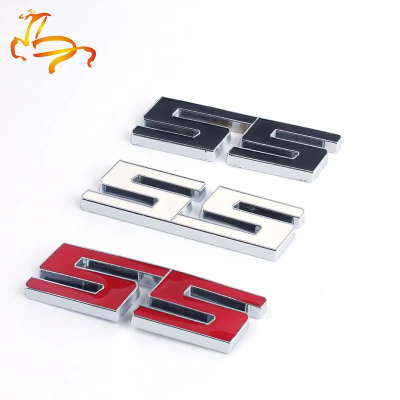 1 piece 3D metal car stickers SS letter emblem badges car styling logo decals auto decoration accessories red black white color
1 piece 3D metal car stickers SS letter emblem badges car styling logo decals auto decoration accessories red black white color
