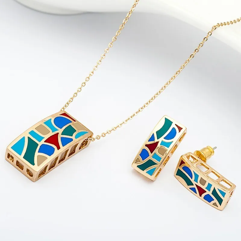 R&X Fashion Joias Engagement Woman Costume Ouro Bridal Jewelry Sets Gift Sets Fine Jewelry Necklace/earrings Heart Sieraden
R&X Fashion Joias Engagement Woman Costume Ouro Bridal Jewelry Sets Gift Sets Fine Jewelry Necklace/earrings Heart Sieraden
