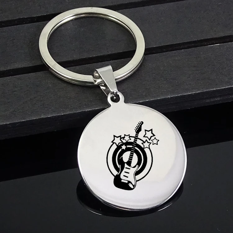 Drop Shipping Guitar Keychain High Quality Stainless Steel Star Keychains Jewelry Music Fans YP7427
Drop Shipping Guitar Keychain High Quality Stainless Steel Star Keychains Jewelry Music Fans YP7427