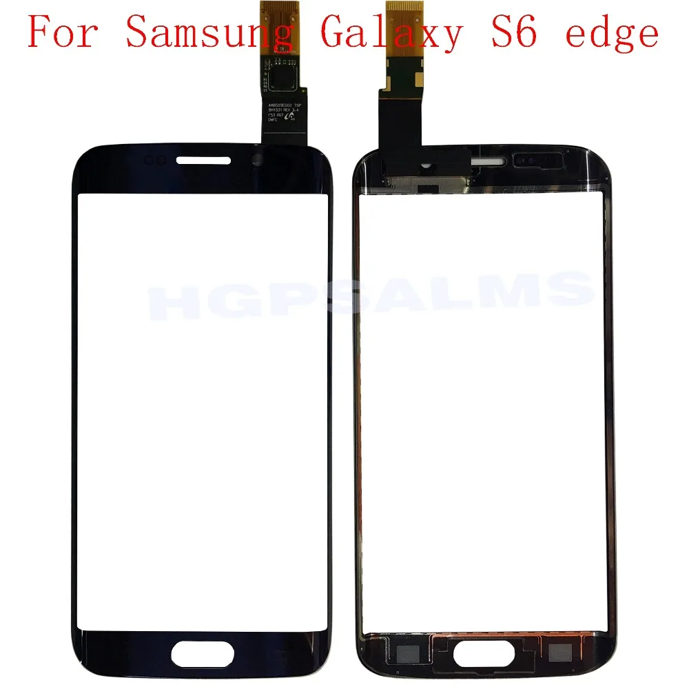 Замена Внешний Стекло для samsung Galaxy S6 край G925 SM G925V g925P ЖК дисплей Переднее стекло