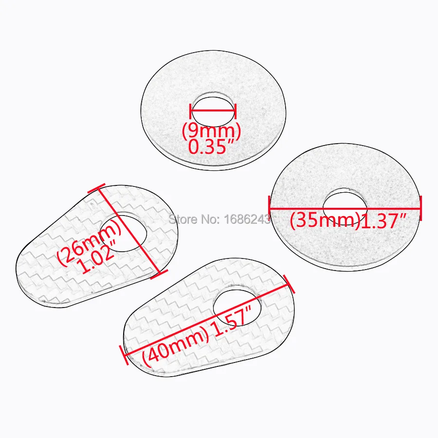 4 x Motorcycle Black Turn Signal Adapter Plates Fits For Yamaha YZF R6 S R1 FZ09
4 x Motorcycle Black Turn Signal Adapter Plates Fits For Yamaha YZF R6 S R1 FZ09