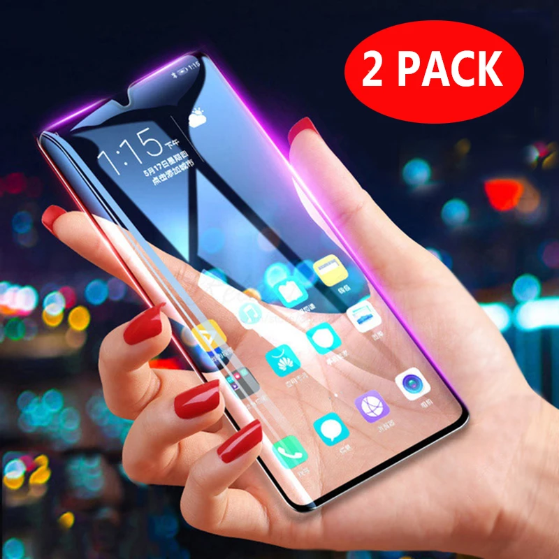 MUCHI 2 пакеты Полный закаленное Стекло для samsung Galaxy A50 Экран Защитная пленка A30 A70 A10