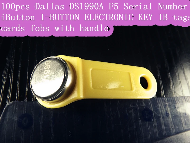 Бесплатная доставка! 100 шт. электронный ключ Dallas DS1990A DS1990 F5 с серийным номером iButton