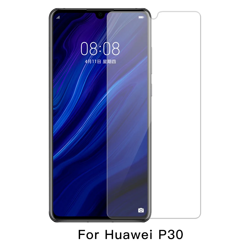 Защитная пленка для экрана Huawei P30 P20 P10 Mate 20 10 Lite P Samrt 2019 20X Nova 3 с белым краем не