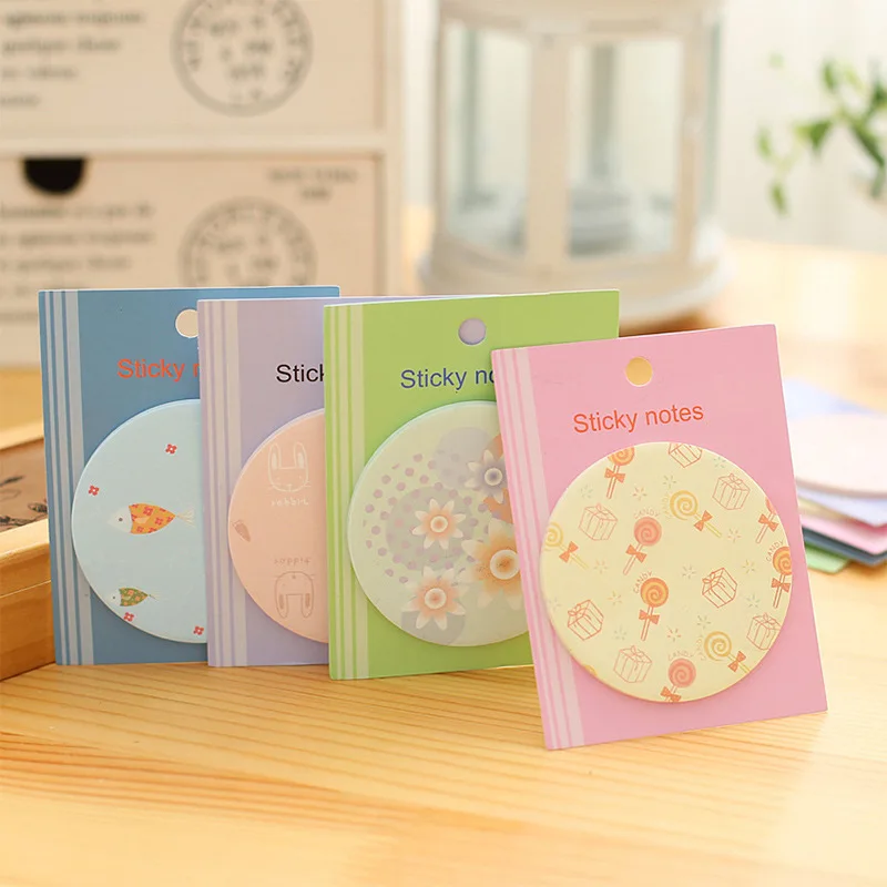 1PCS Creative Cute And Fresh Round Memo Pad Paper Post Notes Sticky Notes Notepad Stationery Papeleria Office School Supplies
1PCS Creative Cute And Fresh Round Memo Pad Paper Post Notes Sticky Notes Notepad Stationery Papeleria Office School Supplies
