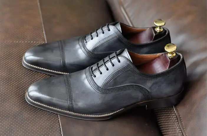 Italy Style Men's Dress Shoes Lace Up Genuine Leather Handmade Patchwork Breathable Mix Colour Dark Blue Smart Casual Oxfords
Italy Style Men's Dress Shoes Lace Up Genuine Leather Handmade Patchwork Breathable Mix Colour Dark Blue Smart Casual Oxfords
