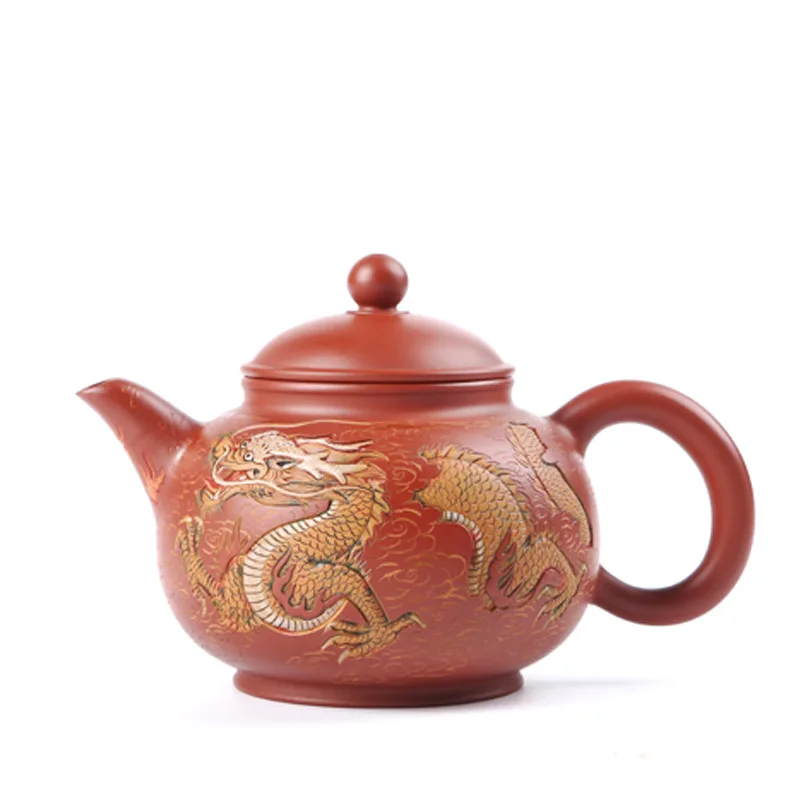 Zodiac Zisha teapot tea set Taiwan Chen Taiyuan hand-painted purple teapot carved teapot Limited collection value
Zodiac Zisha teapot tea set Taiwan Chen Taiyuan hand-painted purple teapot carved teapot Limited collection value