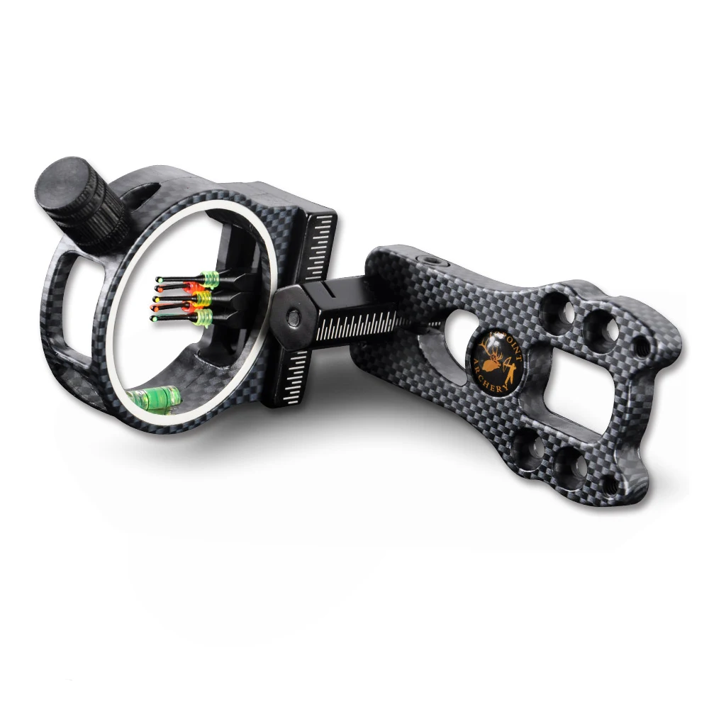 Archery Aluminum Adjustable 5 pin 0.029" Bow Brass Fiber Optical Sight With LED Sight Light for Hunting Compound Bow Accessory
Archery Aluminum Adjustable 5 pin 0.029" Bow Brass Fiber Optical Sight With LED Sight Light for Hunting Compound Bow Accessory