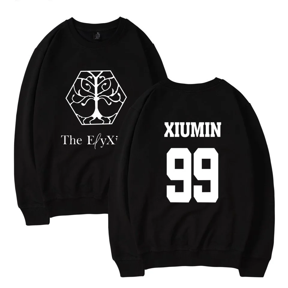 EXO Planet 4 The ElyXiOn альбом концертный Kpop пуловер Толстовка для женщин/мужчин зимние