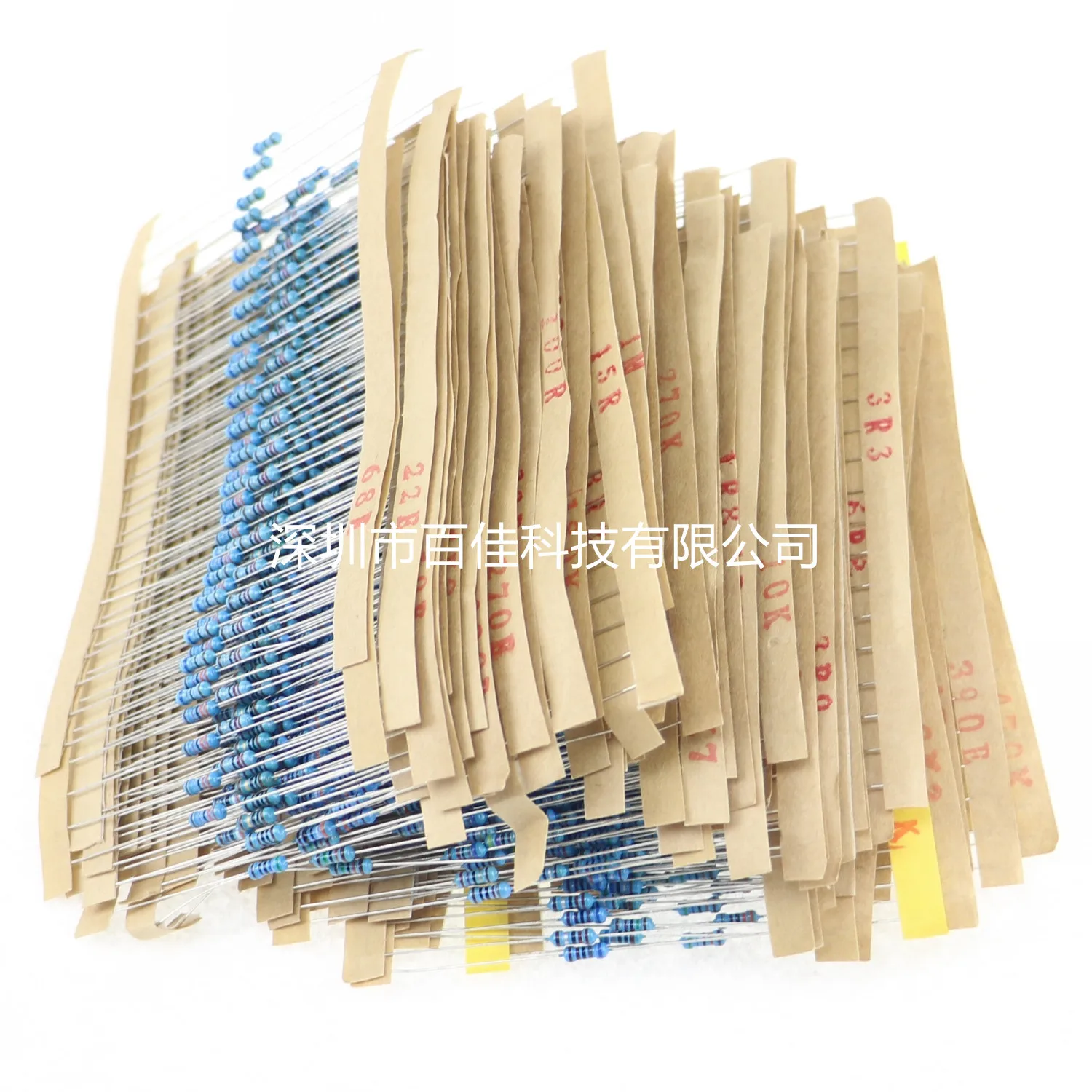 130 kinds of 1/4W metal film resistor package Electronic component package 0.25W full range of resistance, a total of 2600pcs
130 kinds of 1/4W metal film resistor package Electronic component package 0.25W full range of resistance, a total of 2600pcs