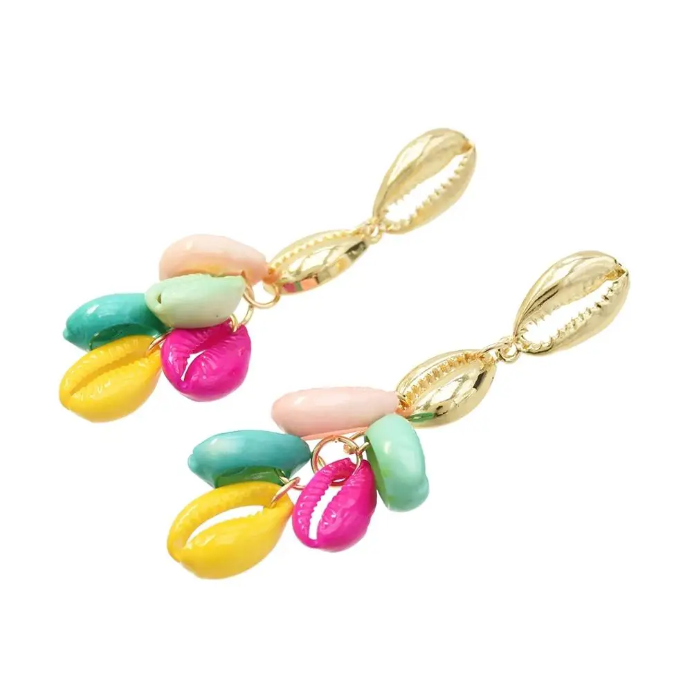 New Fashion Colorful Natural Sea Shell Pendant Drop Earrings For Women Summer Beach Bohemian Drop Earrings Accessories
New Fashion Colorful Natural Sea Shell Pendant Drop Earrings For Women Summer Beach Bohemian Drop Earrings Accessories