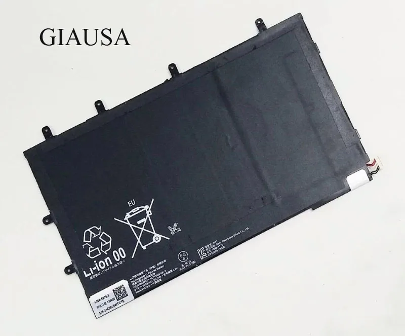 Фото Аккумулятор GIAUSA LIS3096ERPC для sony Xperia Tablet Z батарея SGP321 1ICP3/65/100 3 6000 мАч 7 В|Аккумуляторы