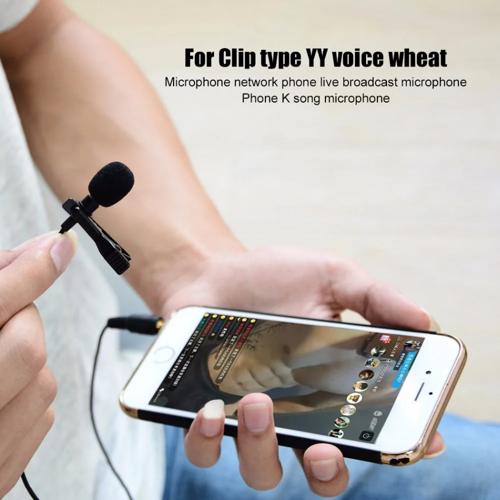 Мини микрофон HANGRUI петличный конденсаторный 3 5 мм диктофон для студии|microfone for