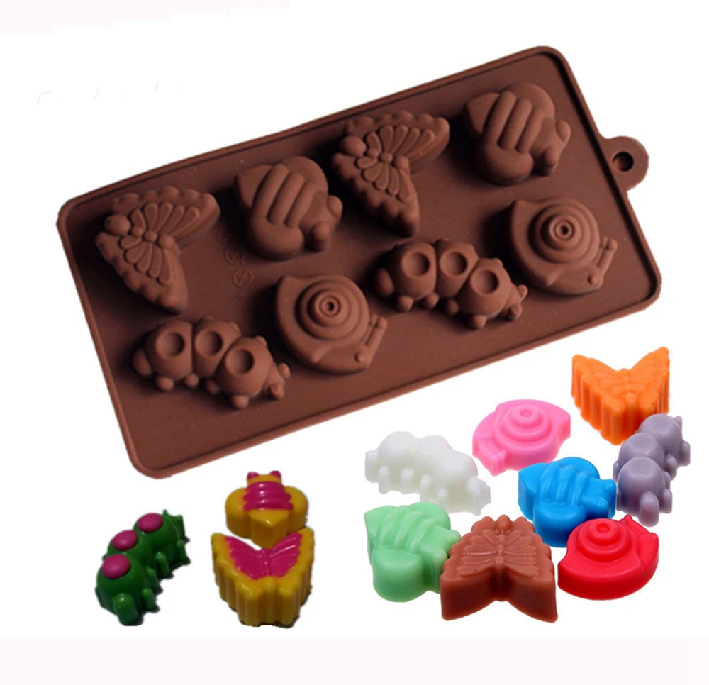 Luyou 1pcs Snails, Caterpillars, Butterflies Silicone Chocolate Mold 3D Silicone Cake Chocolate Mold Silicone Ice Trays Mould
Luyou 1pcs Snails, Caterpillars, Butterflies Silicone Chocolate Mold 3D Silicone Cake Chocolate Mold Silicone Ice Trays Mould