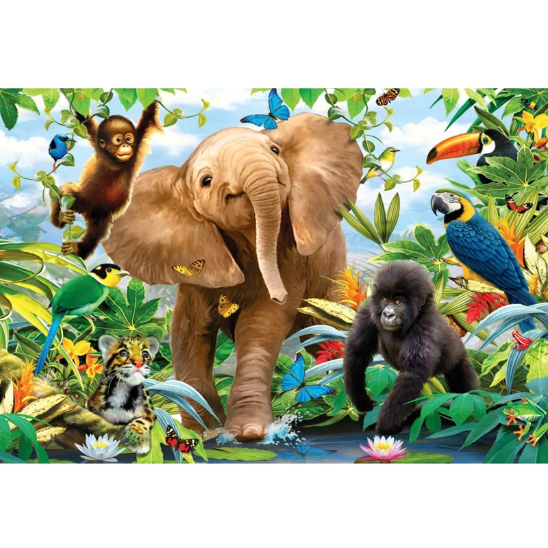 Animals Elephant Monkey Full Square Round Drill Diamond Painting Rhinestone Embroidery New Stones Diamond Art Needlework
Animals Elephant Monkey Full Square Round Drill Diamond Painting Rhinestone Embroidery New Stones Diamond Art Needlework
