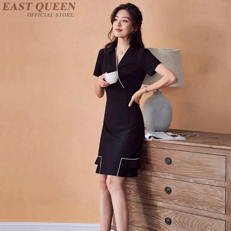 Business dress for women office ladies female social elegant black korean style luxury dress for work uniform design AA3895 Y
Business dress for women office ladies female social elegant black korean style luxury dress for work uniform design AA3895 Y