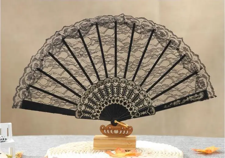 Vintage Fancy Dress Costume Chinese Costume Party Wedding Dancing Folding Lace Hand Fan black
Vintage Fancy Dress Costume Chinese Costume Party Wedding Dancing Folding Lace Hand Fan black