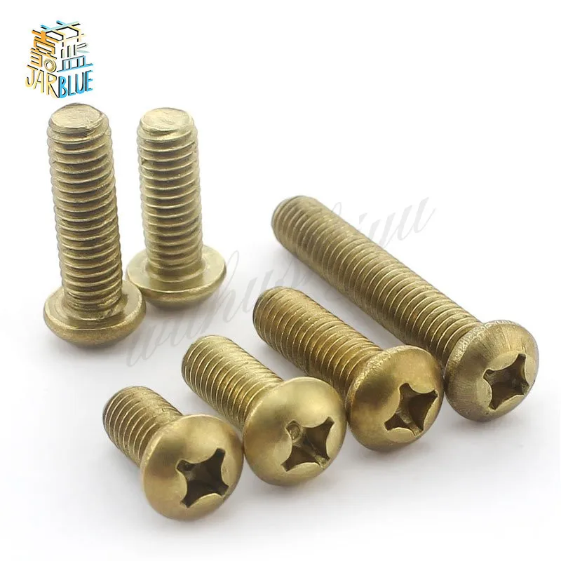 20PCSM2/M2.5/M3/M4 Brass Cross Head Screws /Round Head Machine Screws / Yuan Machine / Screws GB818
20PCSM2/M2.5/M3/M4 Brass Cross Head Screws /Round Head Machine Screws / Yuan Machine / Screws GB818