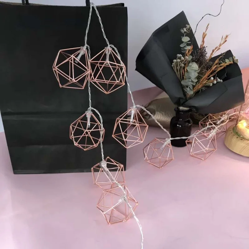 battery string lights Birghday Party Decoration 1.5m 10 Lights Nordic Style Rose Gold Hexagonal Light String
battery string lights Birghday Party Decoration 1.5m 10 Lights Nordic Style Rose Gold Hexagonal Light String