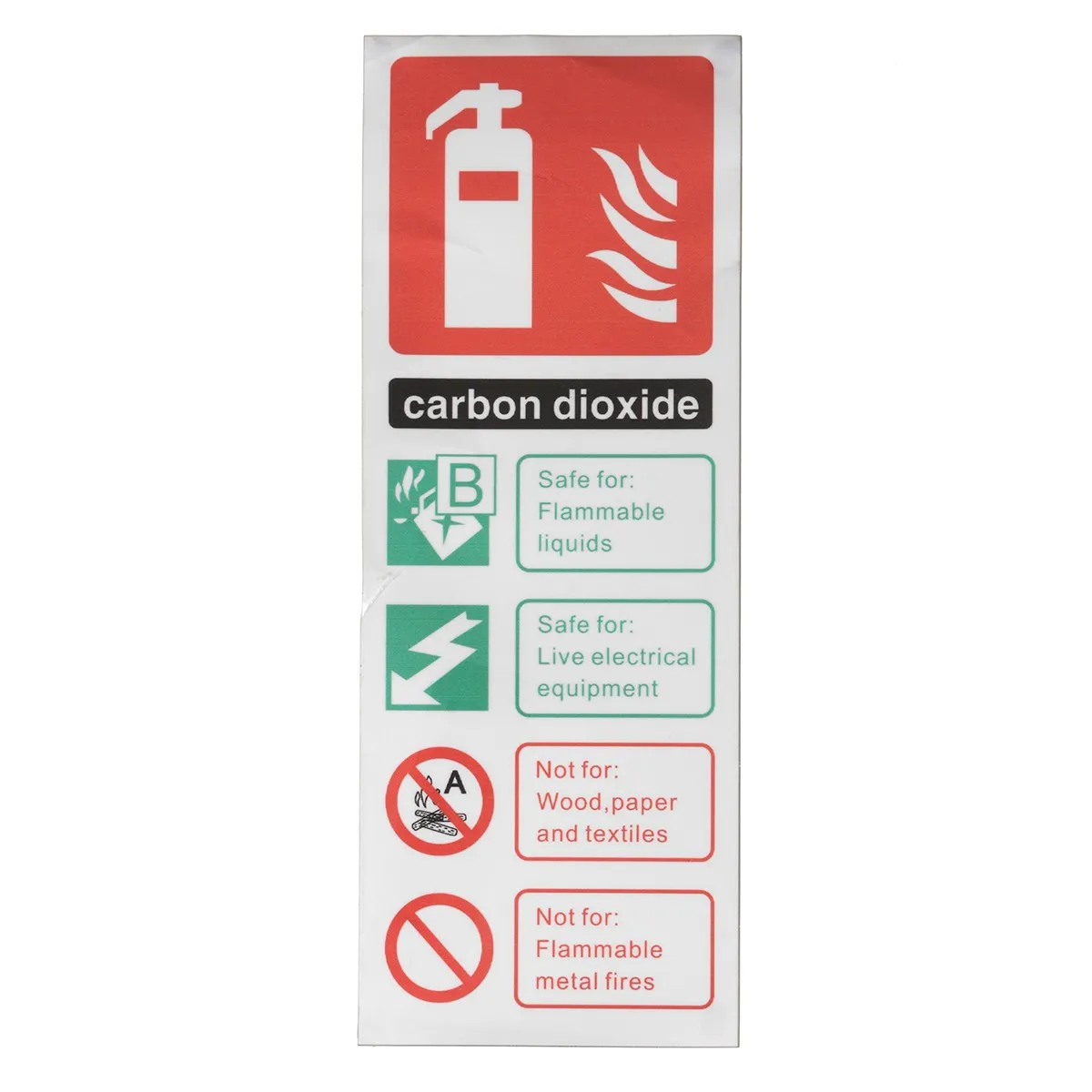 Safurance Fire Extinguisher Carbon Dioxide ID Sticker Sign Sticker Decal Warning Safety
Safurance Fire Extinguisher Carbon Dioxide ID Sticker Sign Sticker Decal Warning Safety