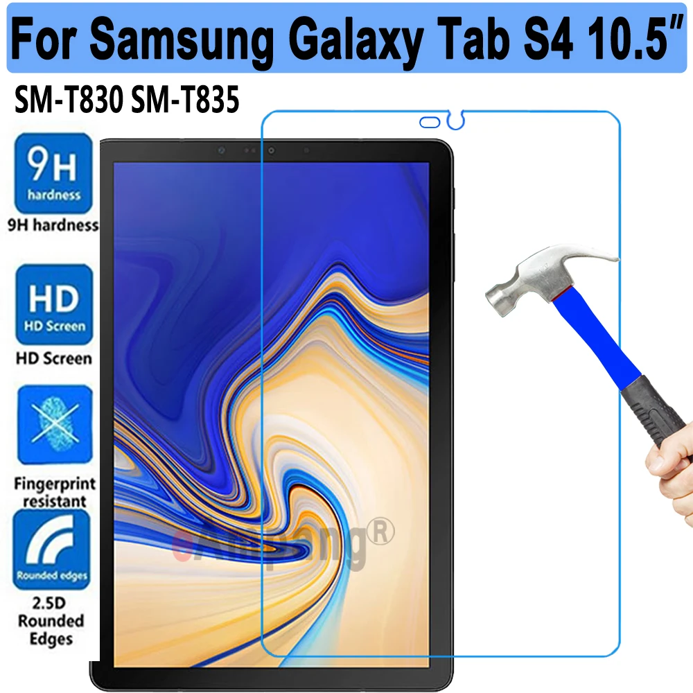 New Tempered Glass For Samsung Galaxy Tab S4 10.5 SM-T830 T830 T835 Tablet Screen Protector 9H Toughened Protective Film Guard
New Tempered Glass For Samsung Galaxy Tab S4 10.5 SM-T830 T830 T835 Tablet Screen Protector 9H Toughened Protective Film Guard