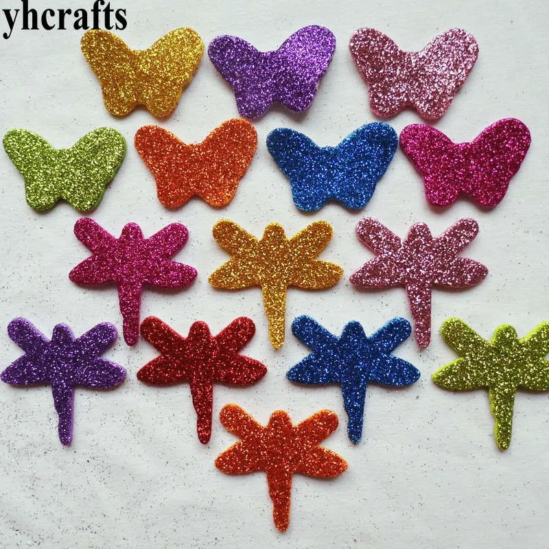 1bag/LOT,Butterfly dragonfly glitter foam sticker Kindergarten craft diy toys Early learning educational Kids room decoration
1bag/LOT,Butterfly dragonfly glitter foam sticker Kindergarten craft diy toys Early learning educational Kids room decoration