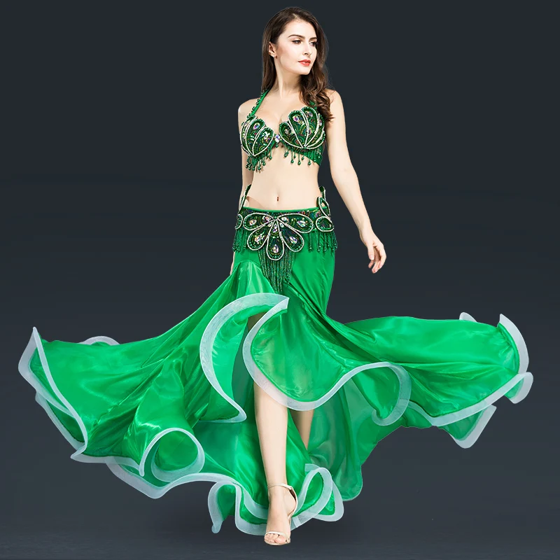 New dance Performance Women Dancewear Belly Dance Costume bra&belt&skirt 3pcs set stage dance clothing ZH8807
New dance Performance Women Dancewear Belly Dance Costume bra&belt&skirt 3pcs set stage dance clothing ZH8807
