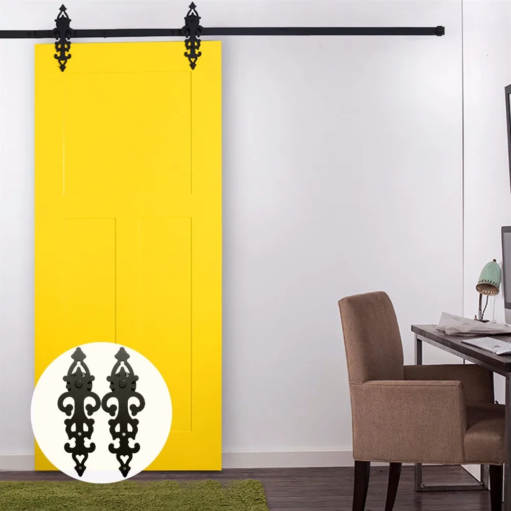 LWZH 16ft/17ft/18ft/19ft/20ft Sliding Barn Wood Door Hardware Steel Black Barn Door Interior Hardware Track Sets for Single Door
LWZH 16ft/17ft/18ft/19ft/20ft Sliding Barn Wood Door Hardware Steel Black Barn Door Interior Hardware Track Sets for Single Door