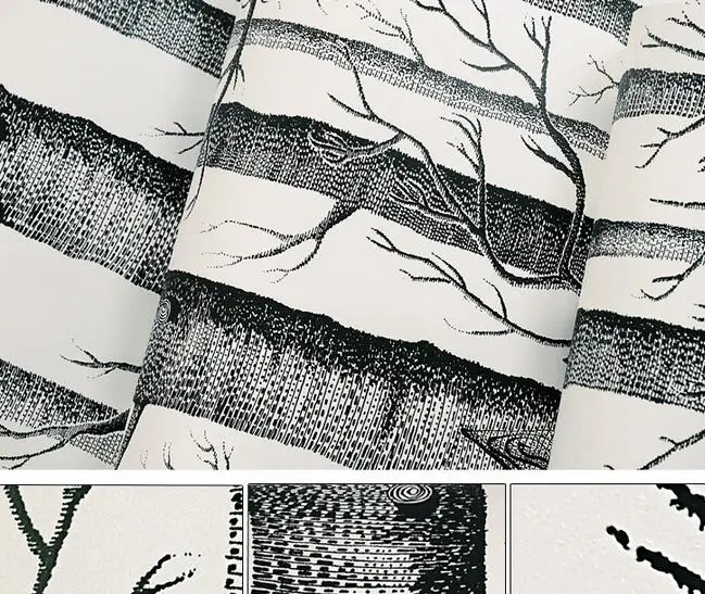 Wallpaper roll wall covering simple wallpaper 10 meter/lot Birch Tree non-woven woods
Wallpaper roll wall covering simple wallpaper 10 meter/lot Birch Tree non-woven woods