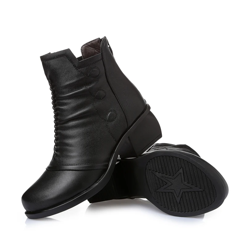 CEYANEAO New Arrivals Autumn Winter Women Ankle Boots Genuine Leather Short Booties Large Size Boots Women With Fur ShoesE1629
CEYANEAO New Arrivals Autumn Winter Women Ankle Boots Genuine Leather Short Booties Large Size Boots Women With Fur ShoesE1629