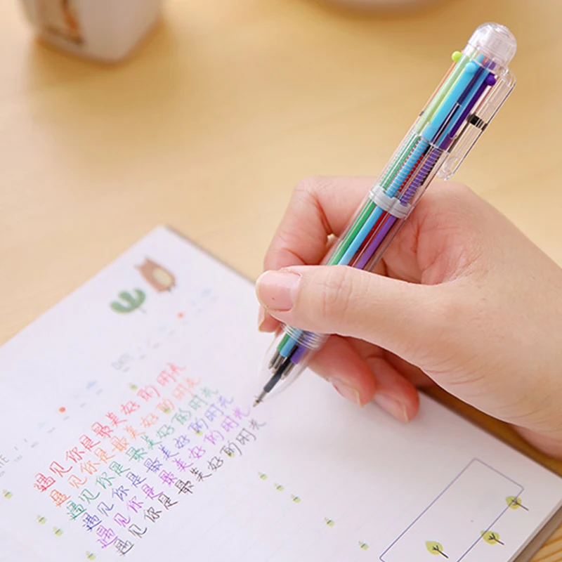 3pcs Novelty Multicolor Ballpoint Pen Multifunction 6 In1 Colorful Stationery Creative School Supplies
3pcs Novelty Multicolor Ballpoint Pen Multifunction 6 In1 Colorful Stationery Creative School Supplies