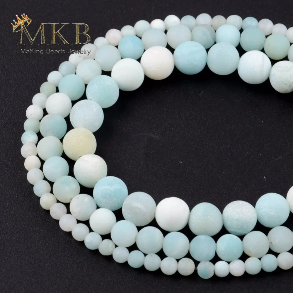 Natural Stone Matte Amazonite Round Beads Diy Bracelet Necklace 6 8 10 12mm 15inches Spacer Beads For Jewelry Making Wholesale
Natural Stone Matte Amazonite Round Beads Diy Bracelet Necklace 6 8 10 12mm 15inches Spacer Beads For Jewelry Making Wholesale
