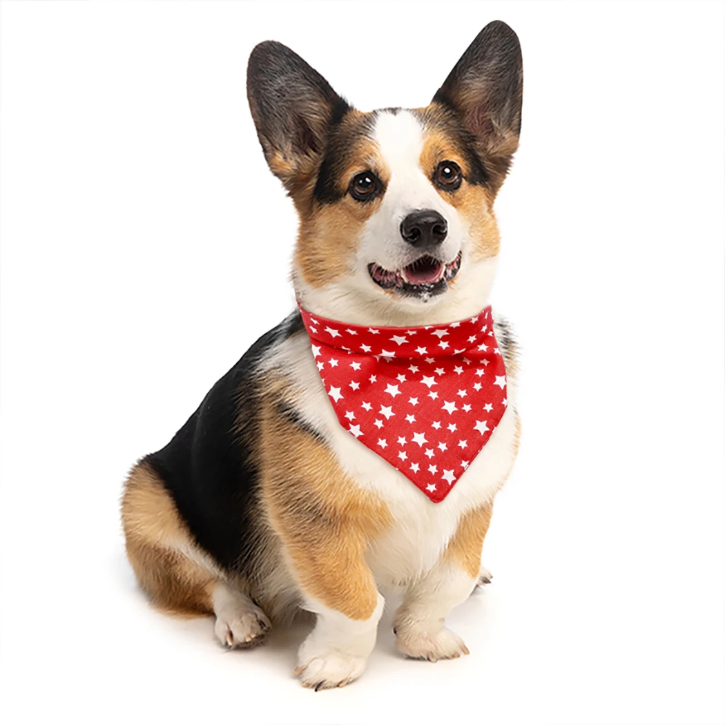 Dog Bandana Stars Printing Pet Bandana Dog Bibs Scarf Washable Cozy Cotton Puppy Kerchief Bow Tie Pet Accessories
Dog Bandana Stars Printing Pet Bandana Dog Bibs Scarf Washable Cozy Cotton Puppy Kerchief Bow Tie Pet Accessories