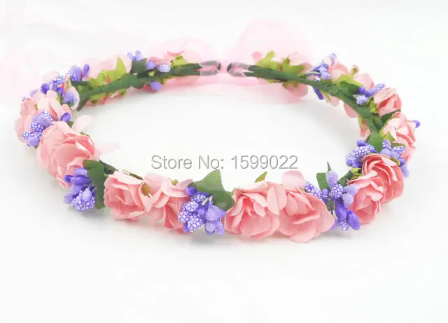 Bridal Head Crown Pink Paper Rose Flower Girl Headband Artificial Berries Bridesmaid Headpieces Travel Photography Hair Garland
Bridal Head Crown Pink Paper Rose Flower Girl Headband Artificial Berries Bridesmaid Headpieces Travel Photography Hair Garland