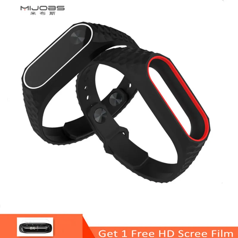 Силиконовый браслет Mijobs Aurora для Xiaomi Mi Band 2 сменный ремешок смарт часов аксессуары