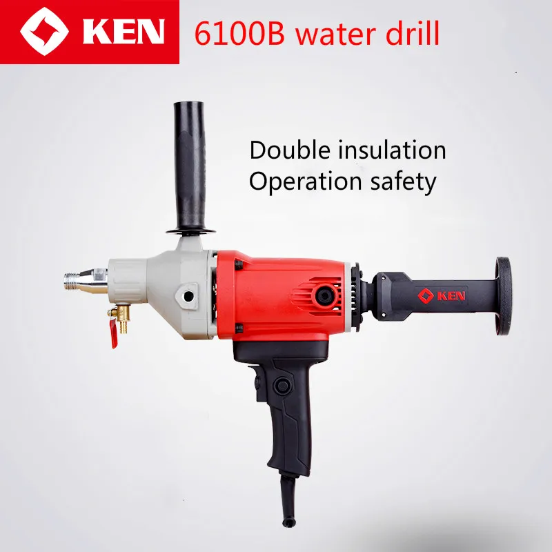 KEN water rig 6110B hand held drilling machine high power air conditioning concrete drill hole drill. | Инструменты