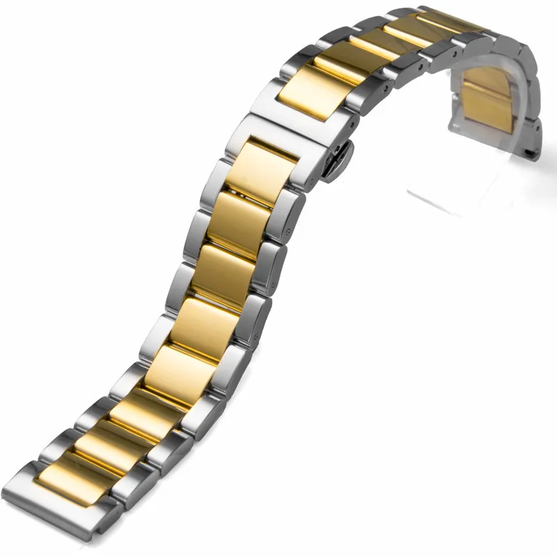 Onthelevel Watch strap accessories three beads stainless steel strap black gold silver rose gold strap 18 20 21 22 23 24mm
Onthelevel Watch strap accessories three beads stainless steel strap black gold silver rose gold strap 18 20 21 22 23 24mm