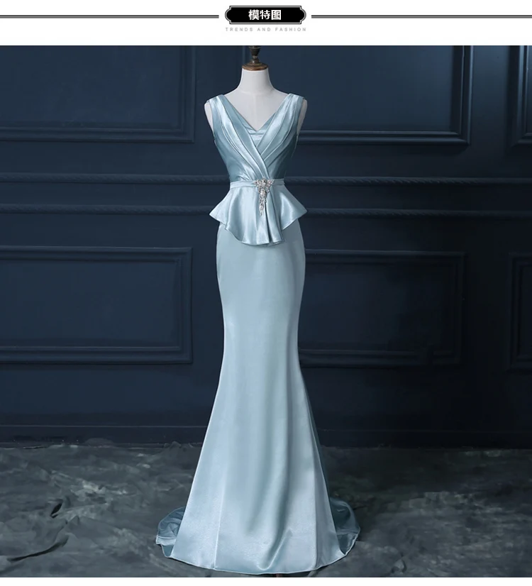 2019 new real Vestido de festa strapless sleeveless evening dresses silver mermaid long Evening dresses Free shipping TK1946
2019 new real Vestido de festa strapless sleeveless evening dresses silver mermaid long Evening dresses Free shipping TK1946