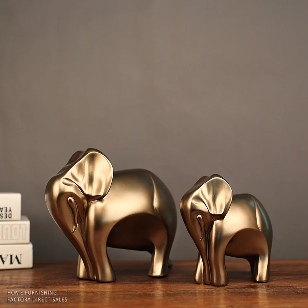 1 pair Creative gifts new home furnishing articles American imitation copper resin elephants LU727155
1 pair Creative gifts new home furnishing articles American imitation copper resin elephants LU727155