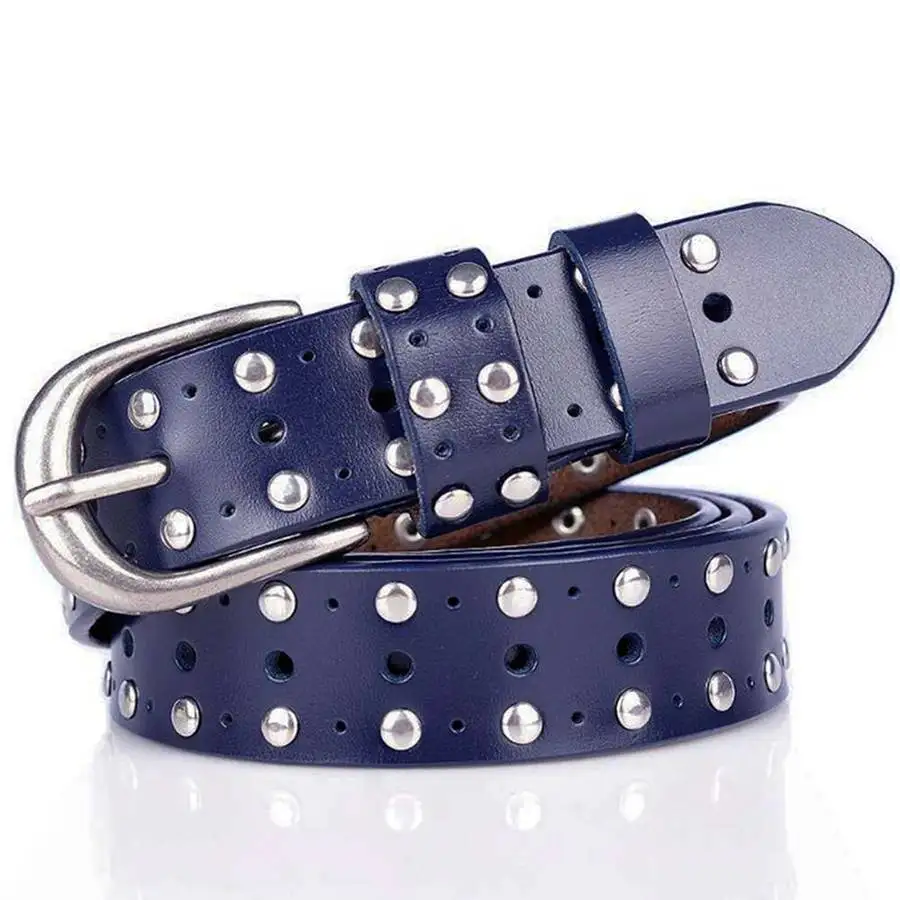 Ремень с заклепками Женский, дизайнерский повседневный кожаный пояс, ширина 2019
Ремень с заклепками Женский, дизайнерский повседневный кожаный пояс, ширина 2019