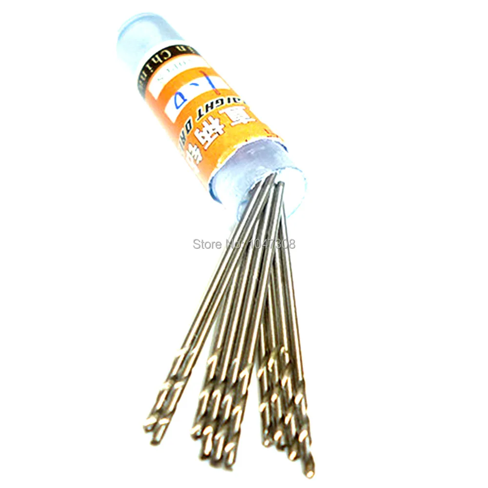10pcs 0.6mm/0.8mm/1mm/1.5mm/2mm High Speed Steel Twist Drill Bits Hss Micro Drills Bit for PCB Thin Aluminum Iron Sheet Plastic
10pcs 0.6mm/0.8mm/1mm/1.5mm/2mm High Speed Steel Twist Drill Bits Hss Micro Drills Bit for PCB Thin Aluminum Iron Sheet Plastic