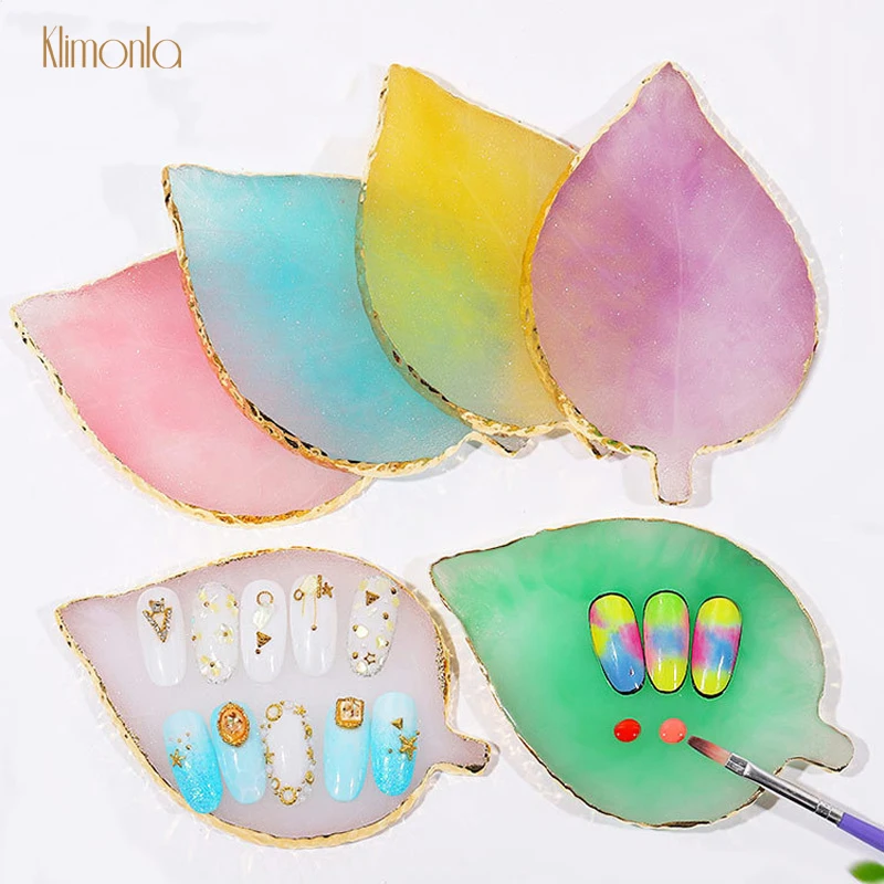 Natural Leaf Nail Art Painting Palette Resin Stone Drawing Board Stand Holder Gel Polish DIY Manicure Nail Display Tools
Natural Leaf Nail Art Painting Palette Resin Stone Drawing Board Stand Holder Gel Polish DIY Manicure Nail Display Tools